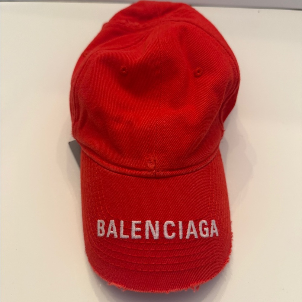 Balenciaga Bright Red Hat